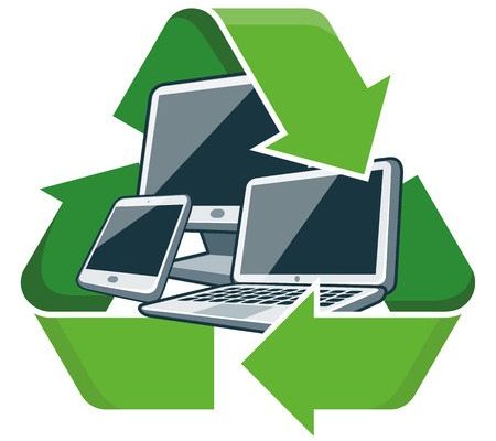 Computers in Recycle Symbol